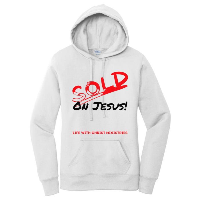 Sold On Jesus Cross Women's Pullover Hoodie