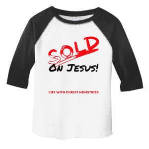 Sold On Jesus Cross Toddler Fine Jersey T-Shirt