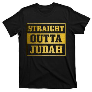 Straight Outta Judah Hebrew Israelite Clothing Jewish Israel T-Shirt