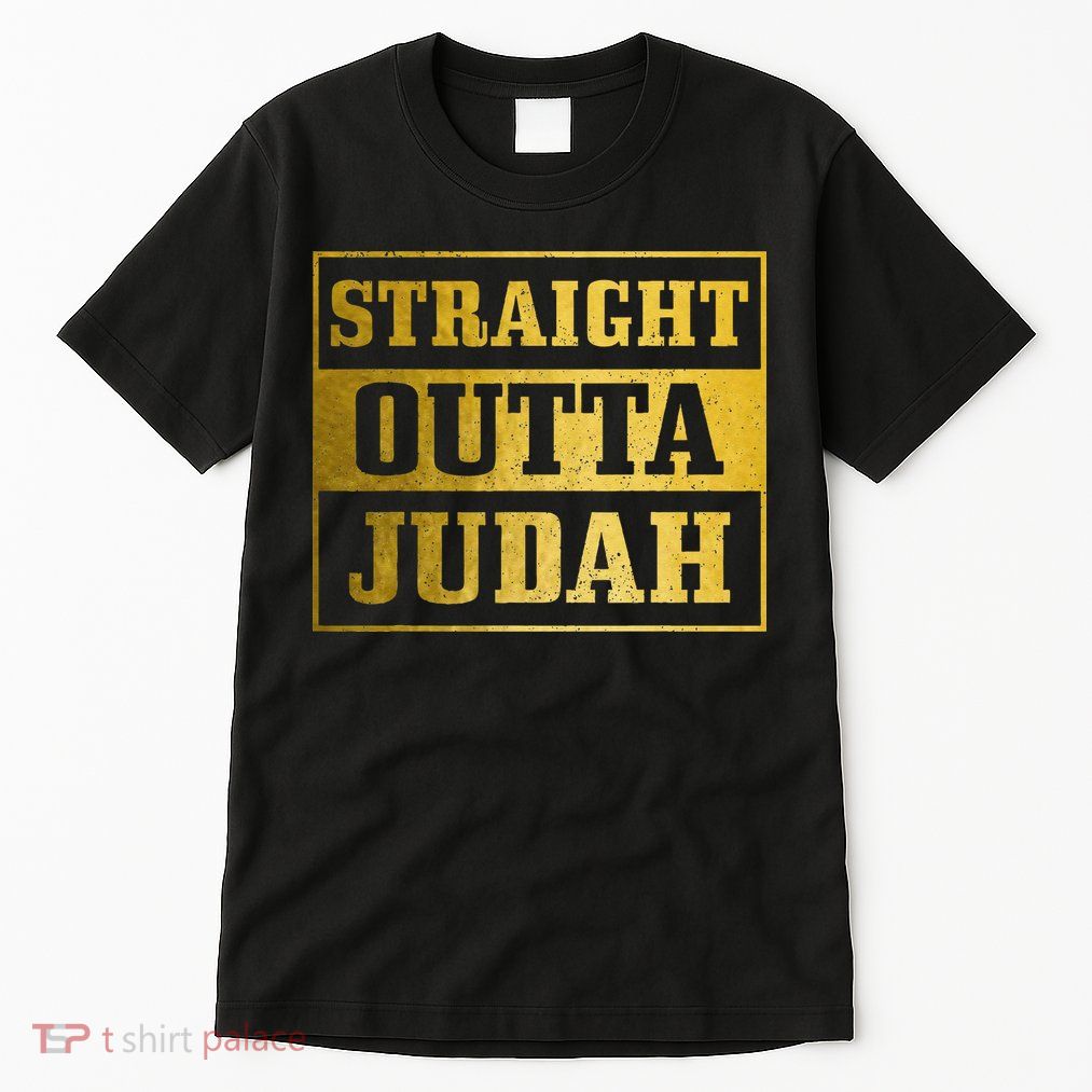 Straight Outta Judah Hebrew Israelite Clothing Jewish Israel Tall T-Shirt