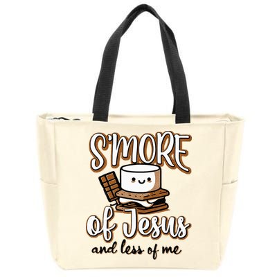 SMore Of Jesus Less Of Me Funny Christian Smore Zip Tote Bag