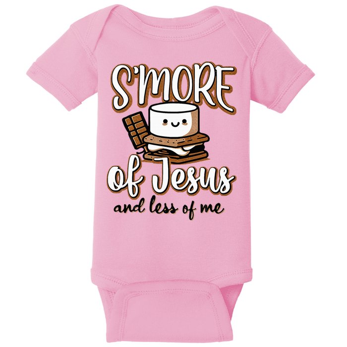 SMore Of Jesus Less Of Me Funny Christian Smore Baby Bodysuit