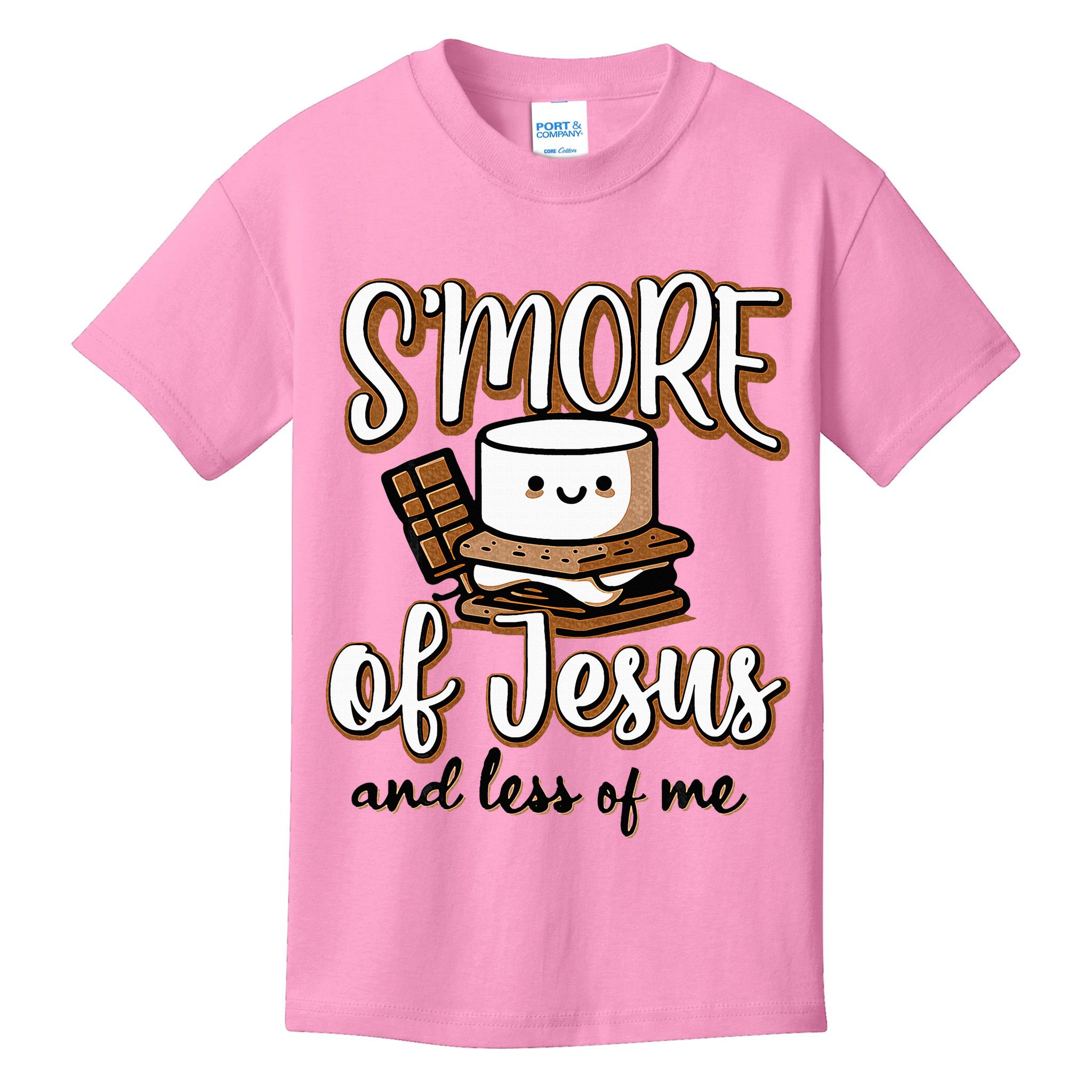 SMore Of Jesus Less Of Me Funny Christian Smore Kids T-Shirt