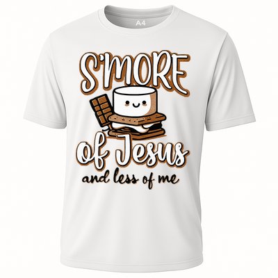 SMore Of Jesus Less Of Me Funny Christian Smore Cooling Performance Crew T-Shirt