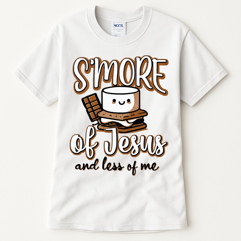 SMore Of Jesus Less Of Me Funny Christian Smore Tall T-Shirt