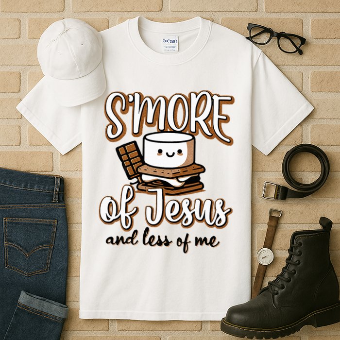 SMore Of Jesus Less Of Me Funny Christian Smore Tall T-Shirt