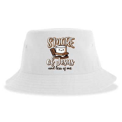 SMore Of Jesus Less Of Me Funny Christian Smore Sustainable Bucket Hat