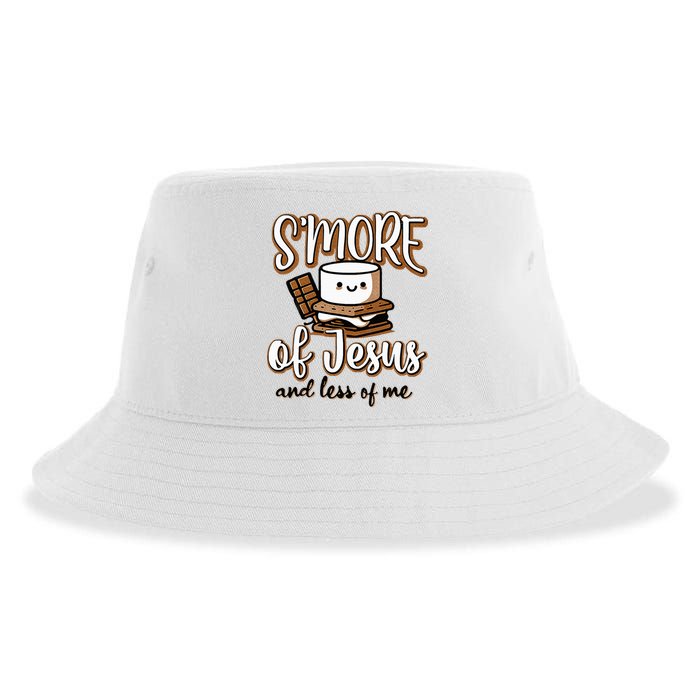 SMore Of Jesus Less Of Me Funny Christian Smore Sustainable Bucket Hat