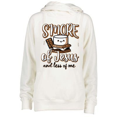 SMore Of Jesus Less Of Me Womens Funnel Neck Pullover Hood