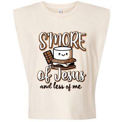 SMore Of Jesus Less Of Me Garment-Dyed Women's Muscle Tee