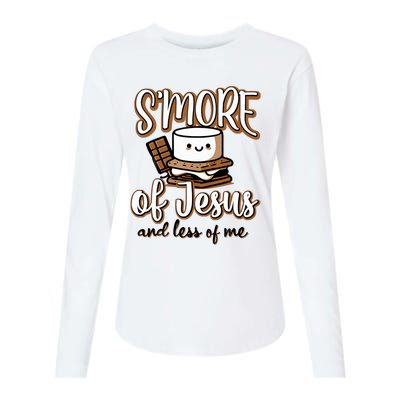 SMore Of Jesus Less Of Me Womens Cotton Relaxed Long Sleeve T-Shirt