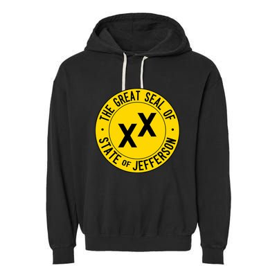 State Of Jefferson Garment-Dyed Fleece Hoodie