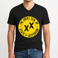 State Of Jefferson V-Neck T-Shirt