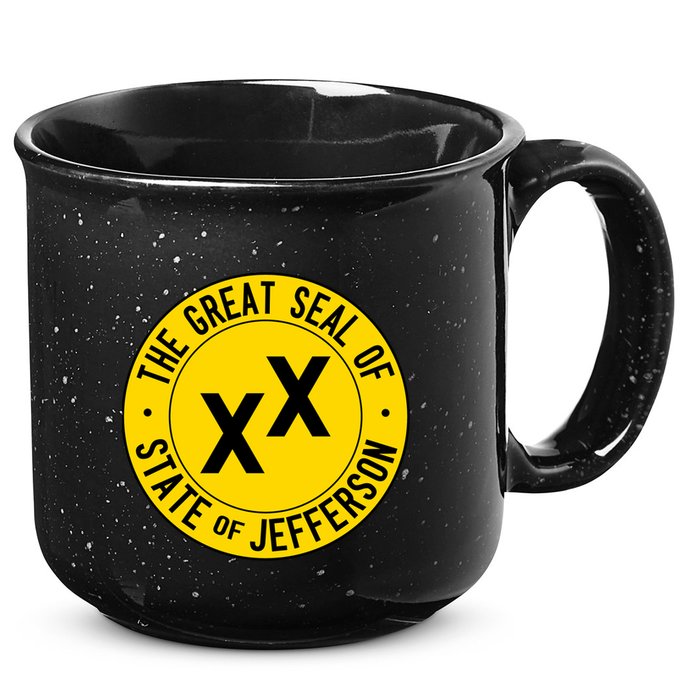 State Of Jefferson 15oz Campfire Ceramic Mug
