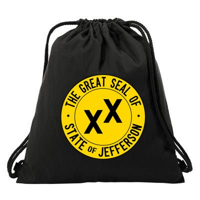State Of Jefferson Drawstring Bag