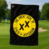 State Of Jefferson Golf Towel