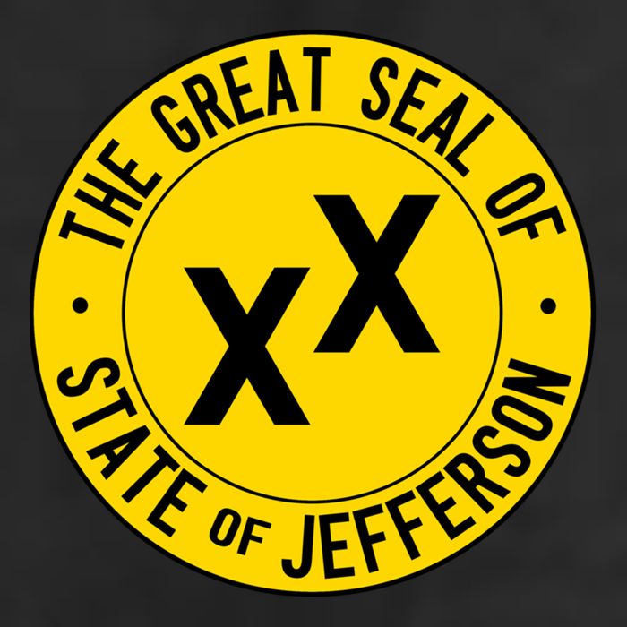 State Of Jefferson Golf Towel