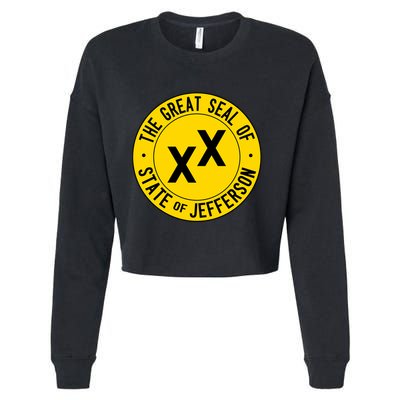 State Of Jefferson Cropped Pullover Crew