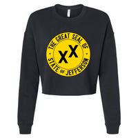 State Of Jefferson Cropped Pullover Crew