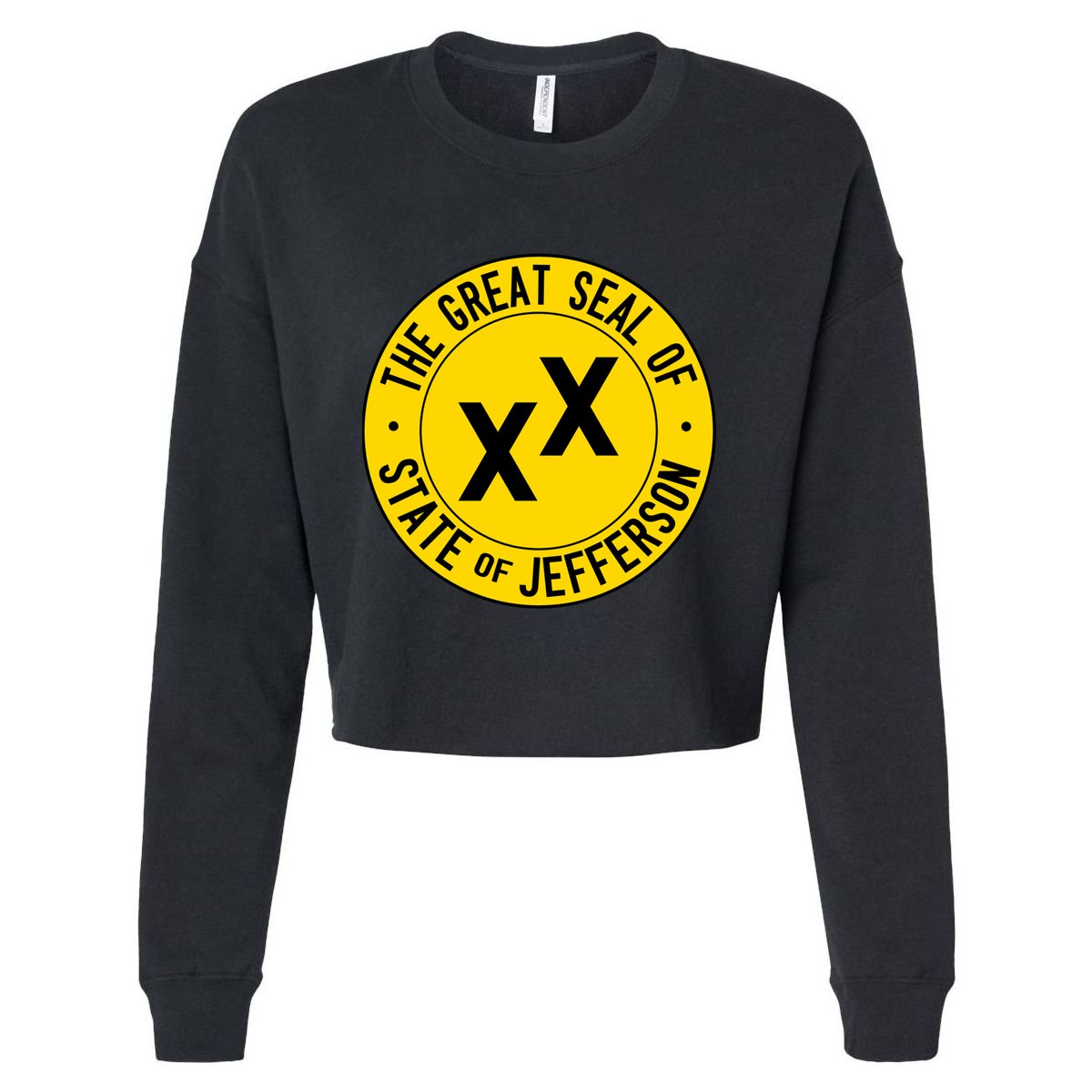 State Of Jefferson Cropped Pullover Crew