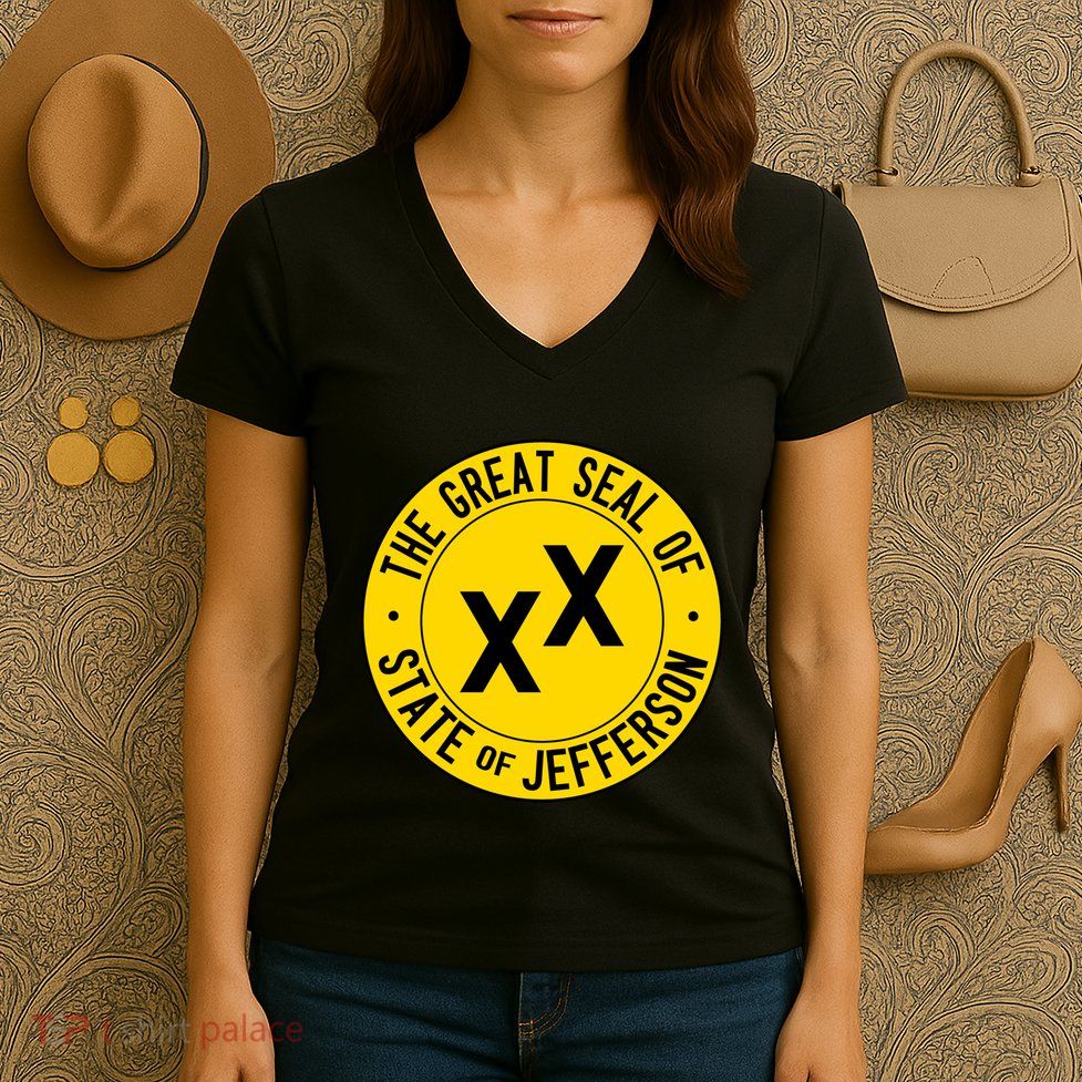 State Of Jefferson Women's V-Neck T-Shirt