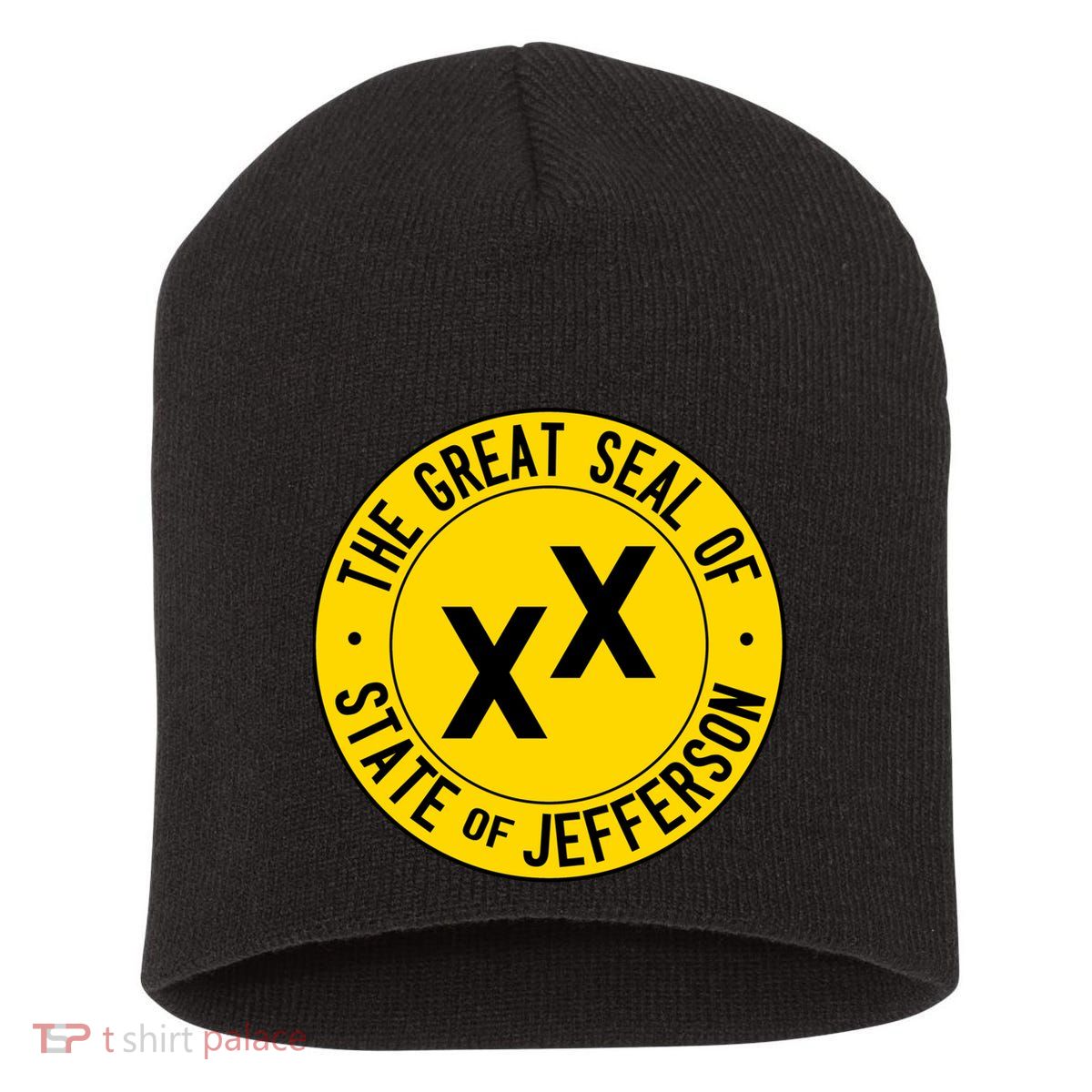 State Of Jefferson Short Acrylic Beanie