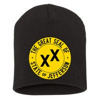 State Of Jefferson Short Acrylic Beanie