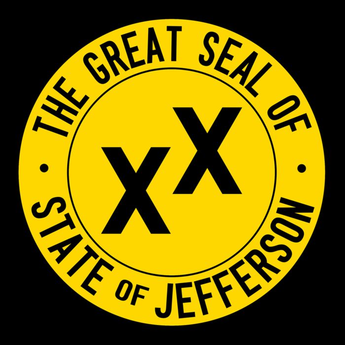 State Of Jefferson Short Acrylic Beanie