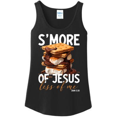 SMore Of Jesus Less Of Me Funny Christian Smore Ladies Essential Tank