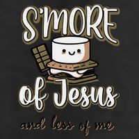 SMore Of Jesus And Less Of Me Garment-Dyed Fleece Hoodie