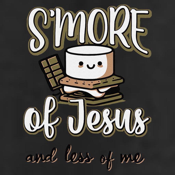 SMore Of Jesus And Less Of Me Garment-Dyed Fleece Hoodie
