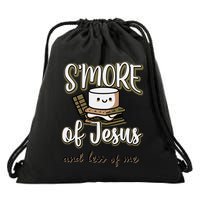 SMore Of Jesus And Less Of Me Drawstring Bag