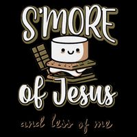 SMore Of Jesus And Less Of Me Drawstring Bag