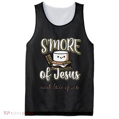 SMore Of Jesus And Less Of Me Mesh Reversible Basketball Jersey Tank
