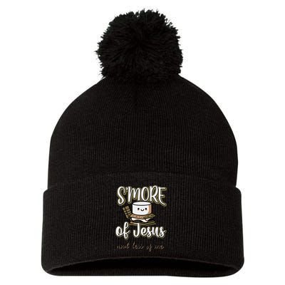 SMore Of Jesus And Less Of Me Pom Pom 12in Knit Beanie