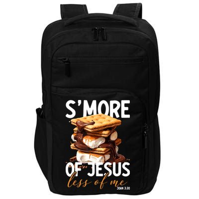 Smore Of Jesus Less Of Me Funny Christian Smore Gift Impact Tech Backpack