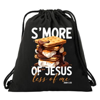 Smore Of Jesus Less Of Me Funny Christian Smore Gift Drawstring Bag