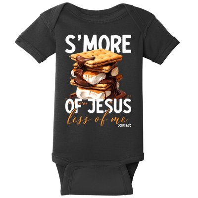 Smore Of Jesus Less Of Me Funny Christian Smore Gift Baby Bodysuit