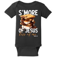 Smore Of Jesus Less Of Me Funny Christian Smore Gift Baby Bodysuit
