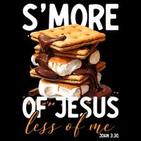 Smore Of Jesus Less Of Me Funny Christian Smore Gift Baby Bodysuit