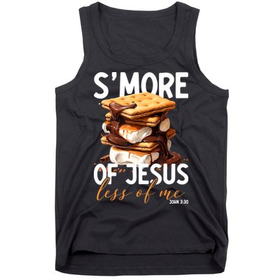 Smore Of Jesus Less Of Me Funny Christian Smore Gift Tank Top