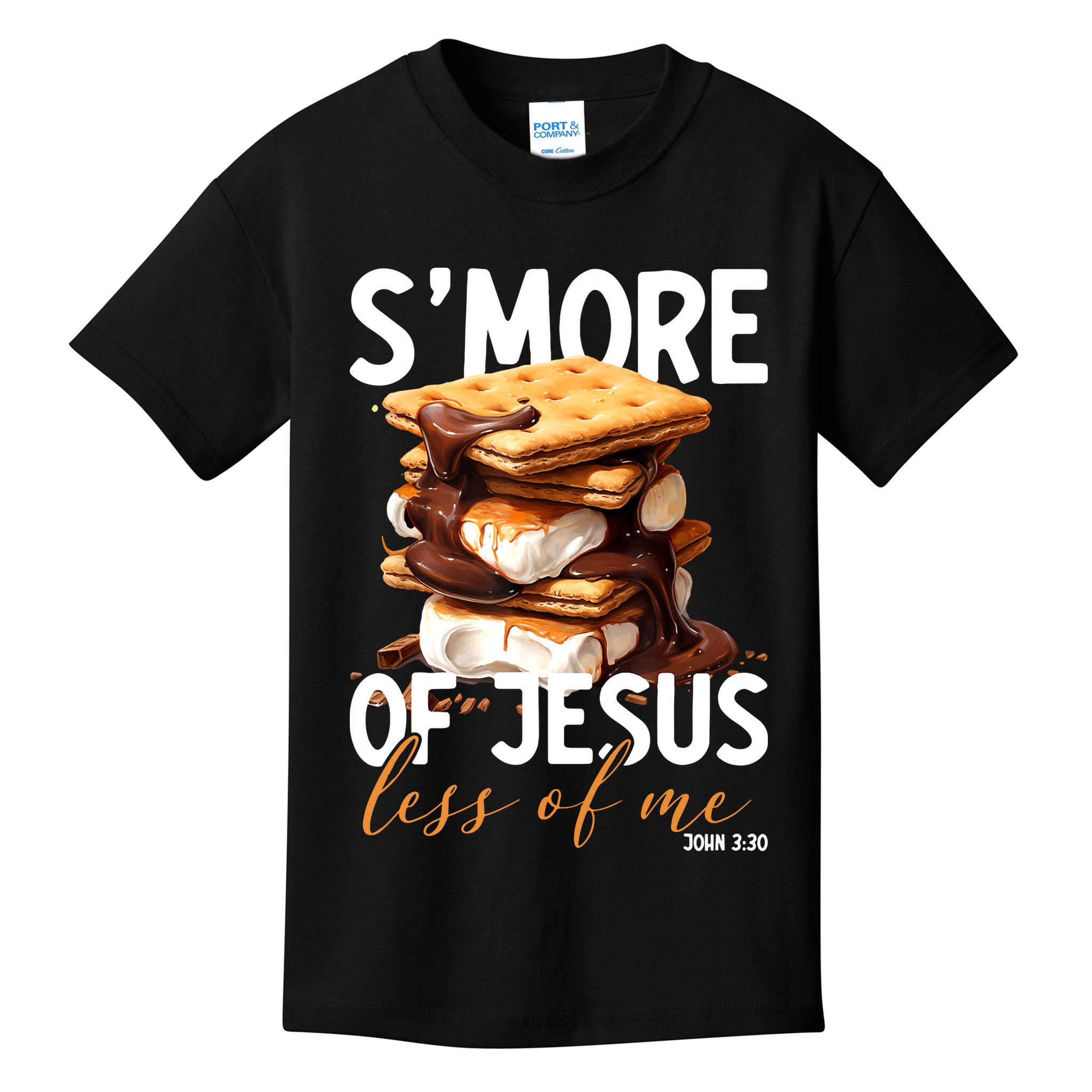 Smore Of Jesus Less Of Me Funny Christian Smore Gift Kids T-Shirt