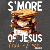 Smore Of Jesus Less Of Me Funny Christian Smore Gift Vector Backpack