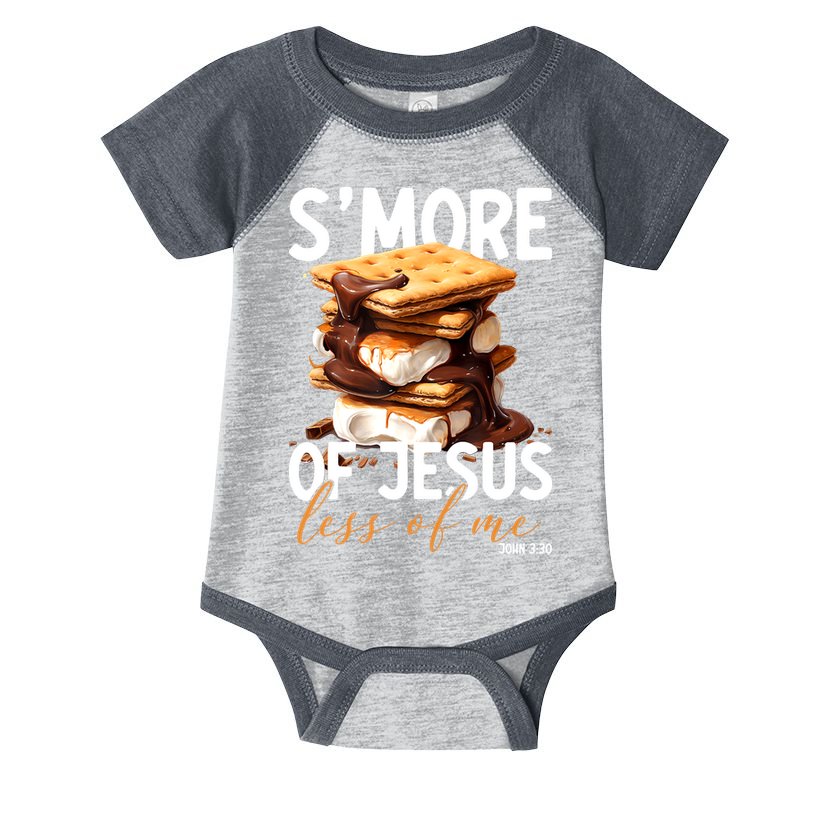 Smore Of Jesus Less Of Me Funny Christian Smore Gift Infant Baby Jersey Bodysuit