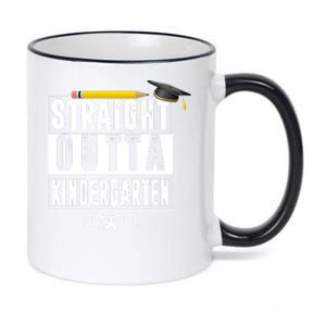 Straight Outta Kindergarten 11oz Black Color Changing Mug