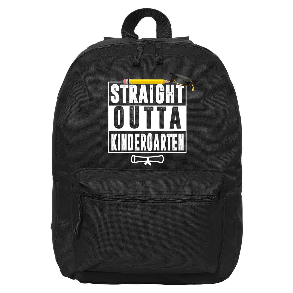 Straight Outta Kindergarten 16 in Basic Backpack