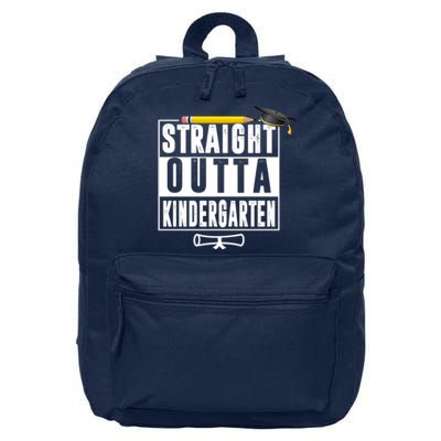 Straight Outta Kindergarten 16 in Basic Backpack