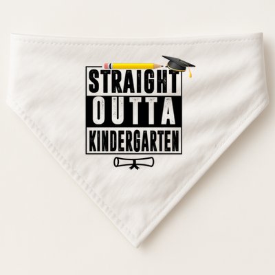 Straight Outta Kindergarten USA-Made Doggie Bandana