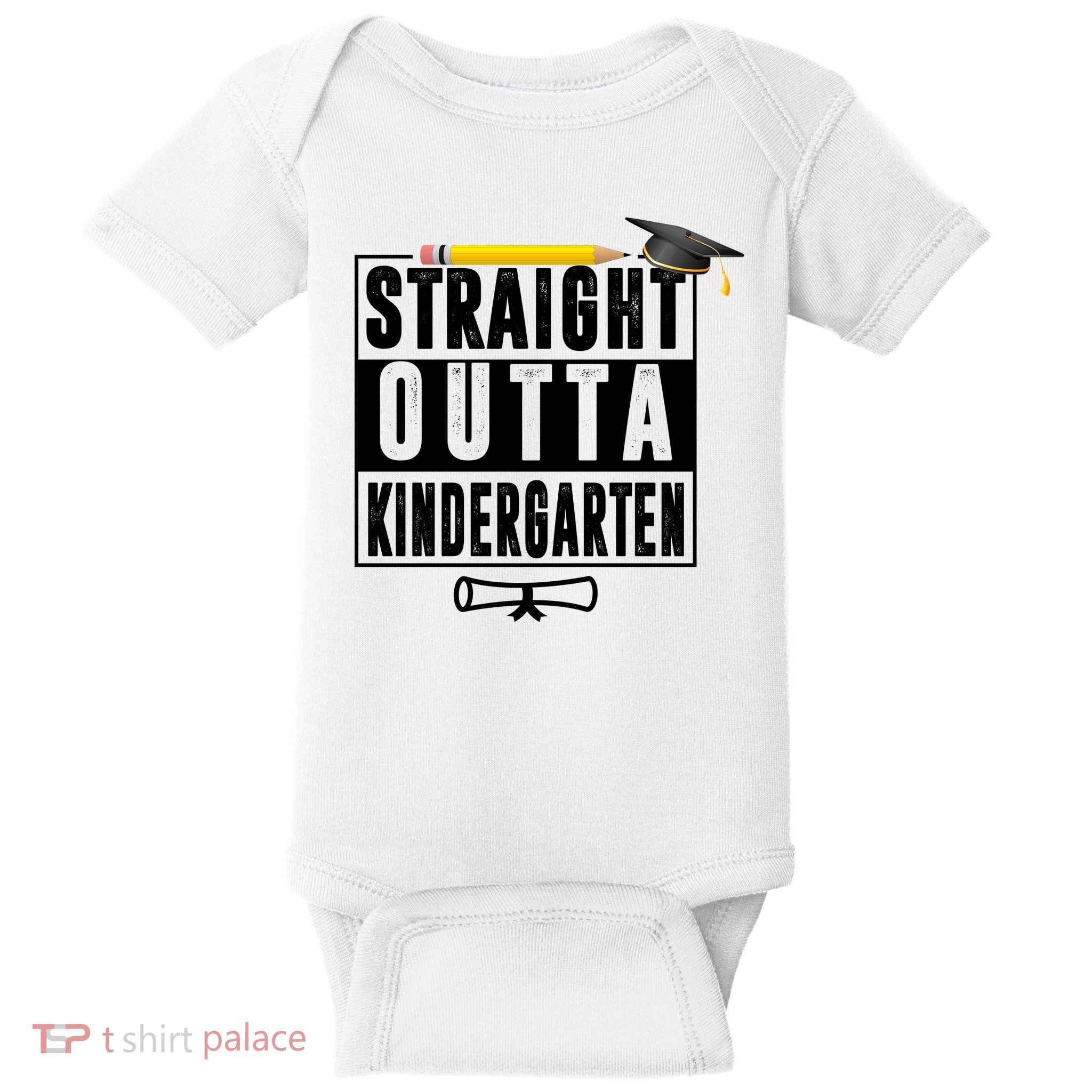Straight Outta Kindergarten Baby Bodysuit