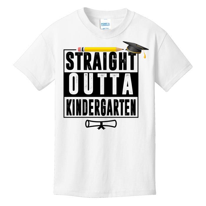 Straight Outta Kindergarten Kids T-Shirt